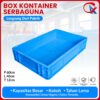 BOX CONTAINER PLASTIK INDUSTRI LINHUI EU64120 UKURAN 60x40x12 CM | KERANJANGINDUSTRI.COM