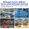 BOX CONTAINER PLASTIK INDUSTRI LINHUI EU64120 UKURAN 60x40x12 CM | KERANJANGINDUSTRI.COM