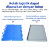 BOX CONTAINER PLASTIK INDUSTRI LINHUI EU64120 UKURAN 60x40x12 CM | KERANJANGINDUSTRI.COM