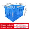 KERANJANG INDUSTRI BESAR PLASTIK LINHUI TIPE 755 BASKETS UKURAN 80,5 x 57,5 x 51 CM