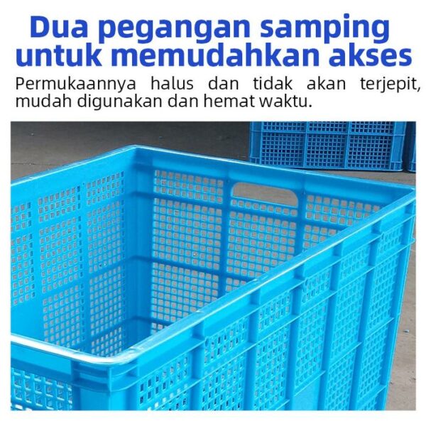KERANJANG INDUSTRI BESAR PLASTIK LINHUI TIPE 755 BASKETS UKURAN 80,5 x 57,5 x 51 CM | KERANJANGINDUSTRI.COM