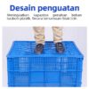 KERANJANG INDUSTRI BESAR PLASTIK LINHUI TIPE 755 BASKETS UKURAN 80,5 x 57,5 x 51 CM | KERANJANGINDUSTRI.COM