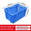 KERANJANG INDUSTRI PLASTIK SERBAGUNA LINHUI 600 OFFSET BASKETS 60x40x31 CM | KERANJANGINDUSTRI.COM