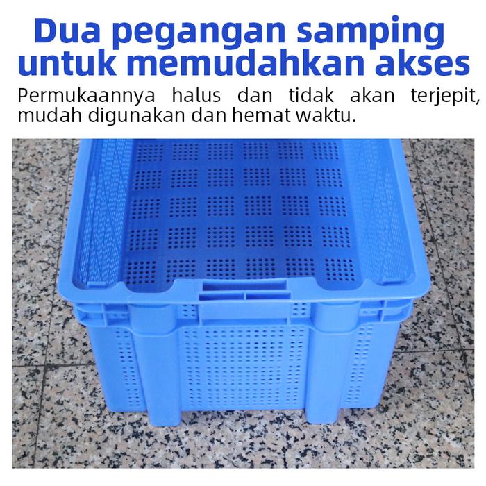 KERANJANG INDUSTRI PLASTIK SERBAGUNA LINHUI 600 OFFSET BASKETS 60x40x31 CM | KERANJANGINDUSTRI.COM