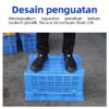 KERANJANG INDUSTRI PLASTIK SERBAGUNA LINHUI 600 OFFSET BASKETS 60x40x31 CM | KERANJANGINDUSTRI.COM
