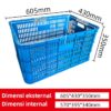 KERANJANG INDUSTRI SEDANG PLASTIK LINHUI TIPE 620 BASKETS KERANJANG INDUSTRI SEDANG PLASTIK LINHUI TIPE 620 BASKETS UKURAN 60,5x40x35 CM | KERANJANGINDUSTRI.COM