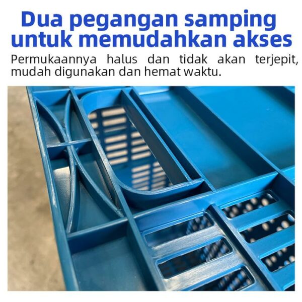 KERANJANG INDUSTRI SEDANG PLASTIK LINHUI TIPE 620 BASKETS (4) KERANJANG INDUSTRI SEDANG PLASTIK LINHUI TIPE 620 BASKETS UKURAN 60,5x40x35 CM | KERANJANGINDUSTRI.COM
