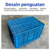 KERANJANG INDUSTRI SEDANG PLASTIK LINHUI TIPE 620 BASKETS (6) KERANJANG INDUSTRI SEDANG PLASTIK LINHUI TIPE 620 BASKETS UKURAN 60,5x40x35 CM | KERANJANGINDUSTRI.COM