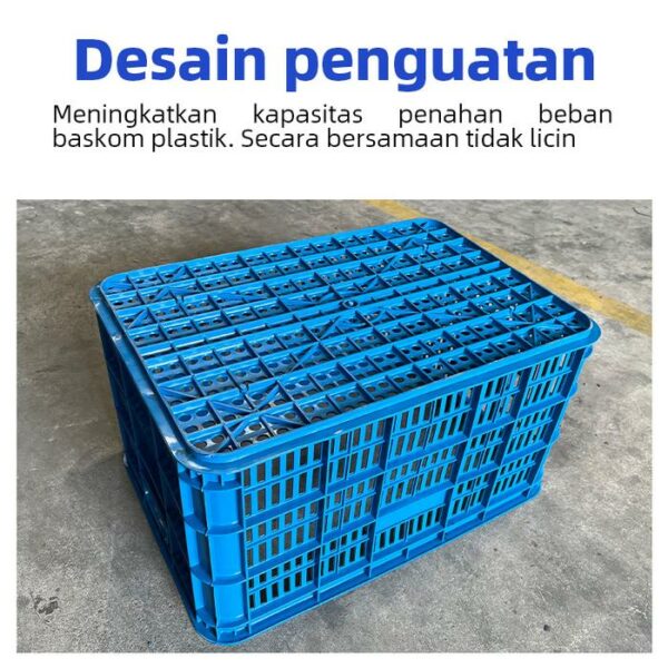 KERANJANG INDUSTRI SEDANG PLASTIK LINHUI TIPE 620 BASKETS (6) KERANJANG INDUSTRI SEDANG PLASTIK LINHUI TIPE 620 BASKETS UKURAN 60,5x40x35 CM | KERANJANGINDUSTRI.COM