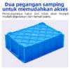 BOX PLASTIK CONTAINER INDUSTRI SERBAGUNA LINHUI TIPE 320-3 UKURAN 35x24x10,5 CM | KERANJANGINDUSTRI.COM