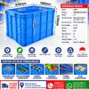 CONTAINER BOX PLASTIK BESAR INDUSTRI LINHUI TIPE 755 UKURAN 83x58x51 CM | KERANJANGINDUSTRI.COM