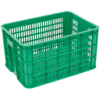 KONTAINER PLASTIK INDUSTRIAL SERBAGUNA ATARI 9886 L (LUBANG) UKURAN 49,5 x 35 x 26,7 CM: Keranjang Plastik Berlubang untuk Penyimpanan, Distribusi, dan Kebutuhan Industri